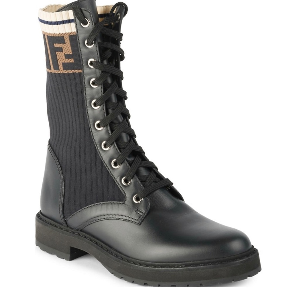 Fendi leather boots
